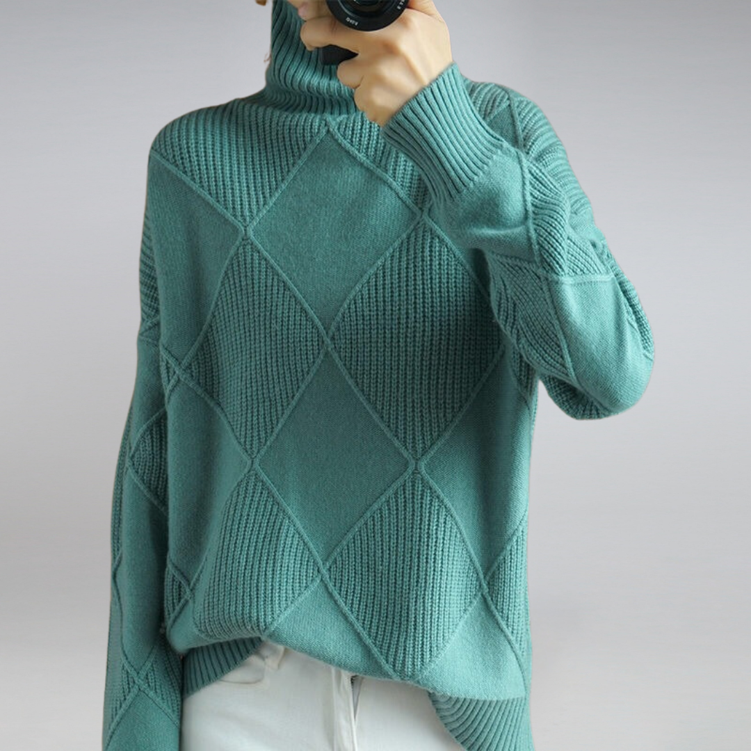 Sienna™ Suéter de Cuello Tortuga Suave
