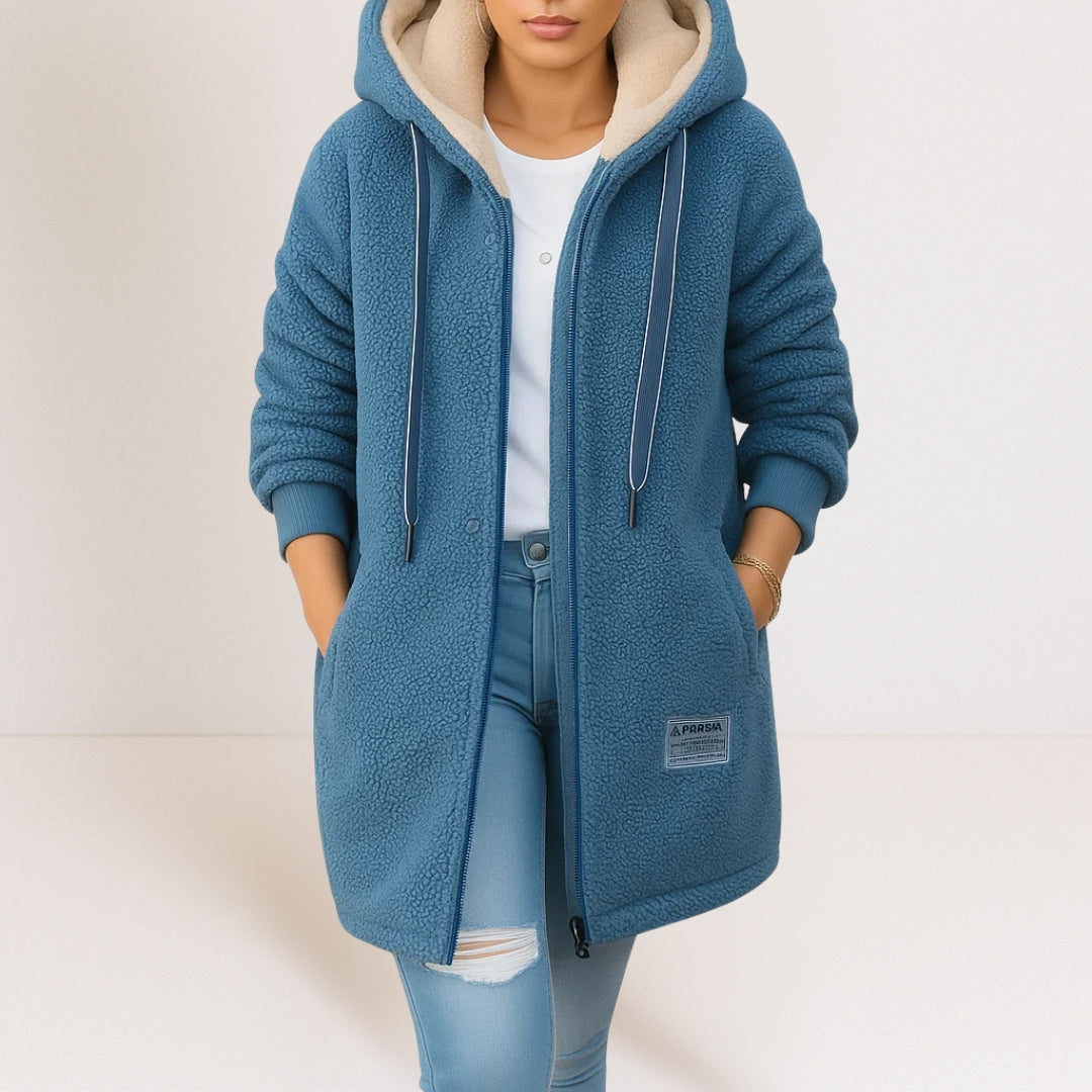Chamarra polar Phoebe color azul