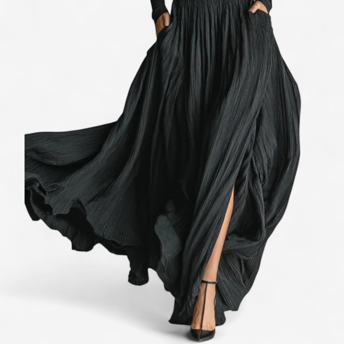 Renata | Vestido Maxi de Tiro Alto