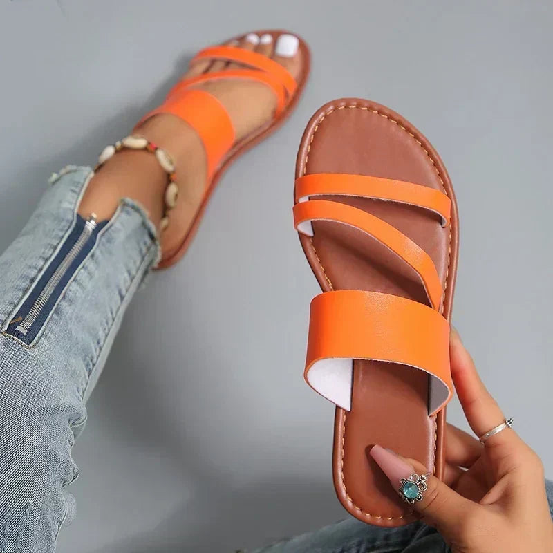 Sandalias Planas Casuales y Confortables