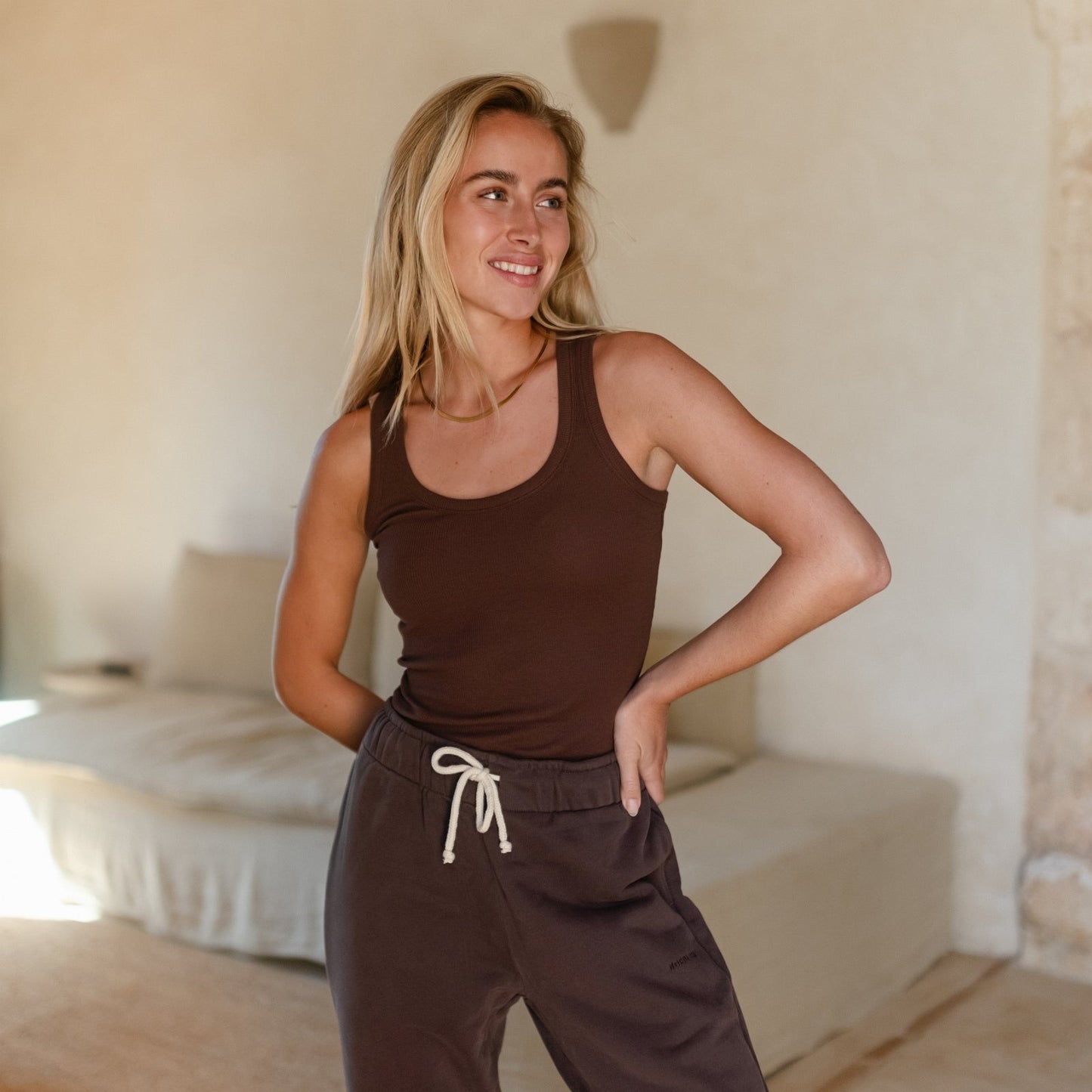 Tank top acanalado Ninna