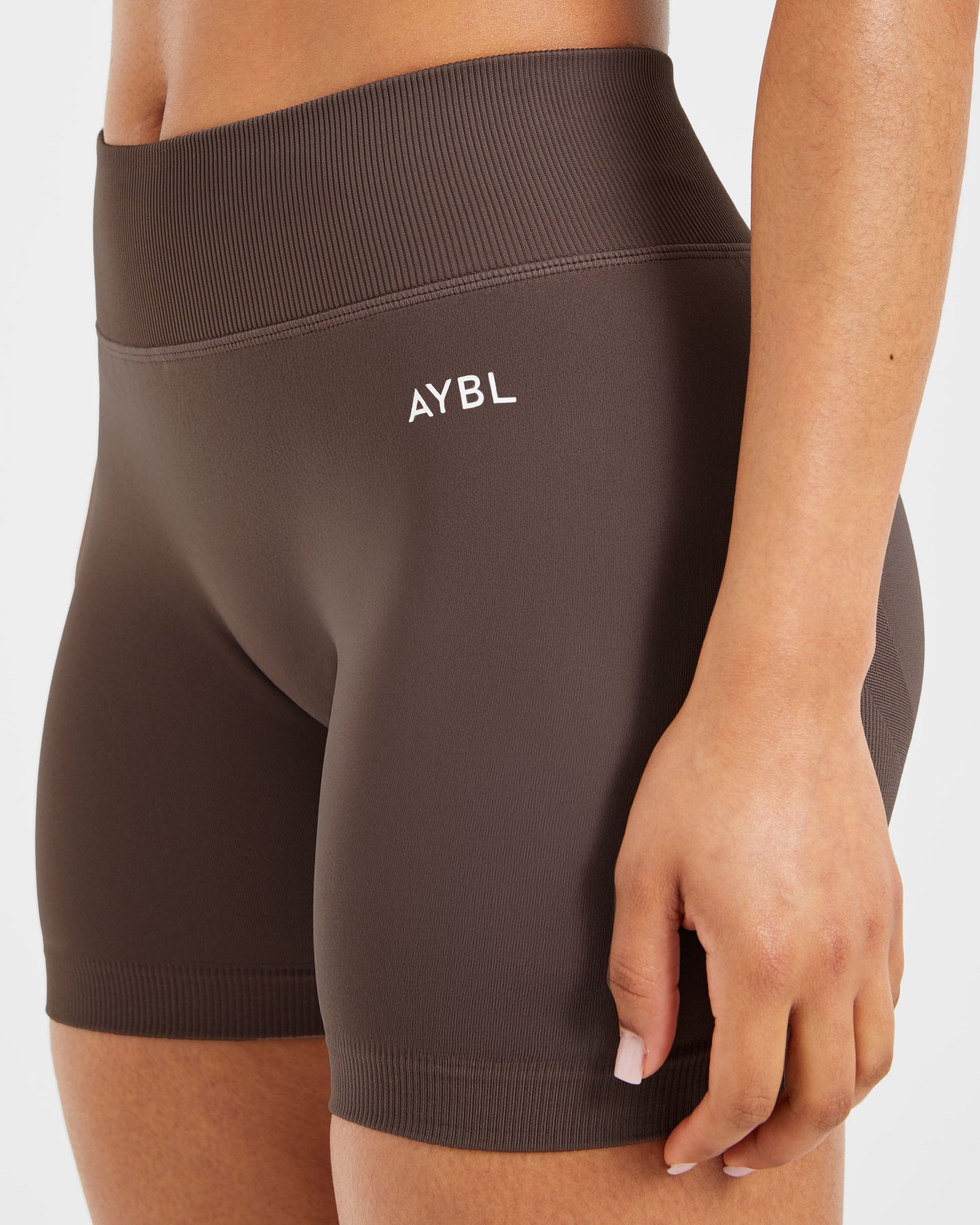 Shorts Adaptables Sin Costuras - Café