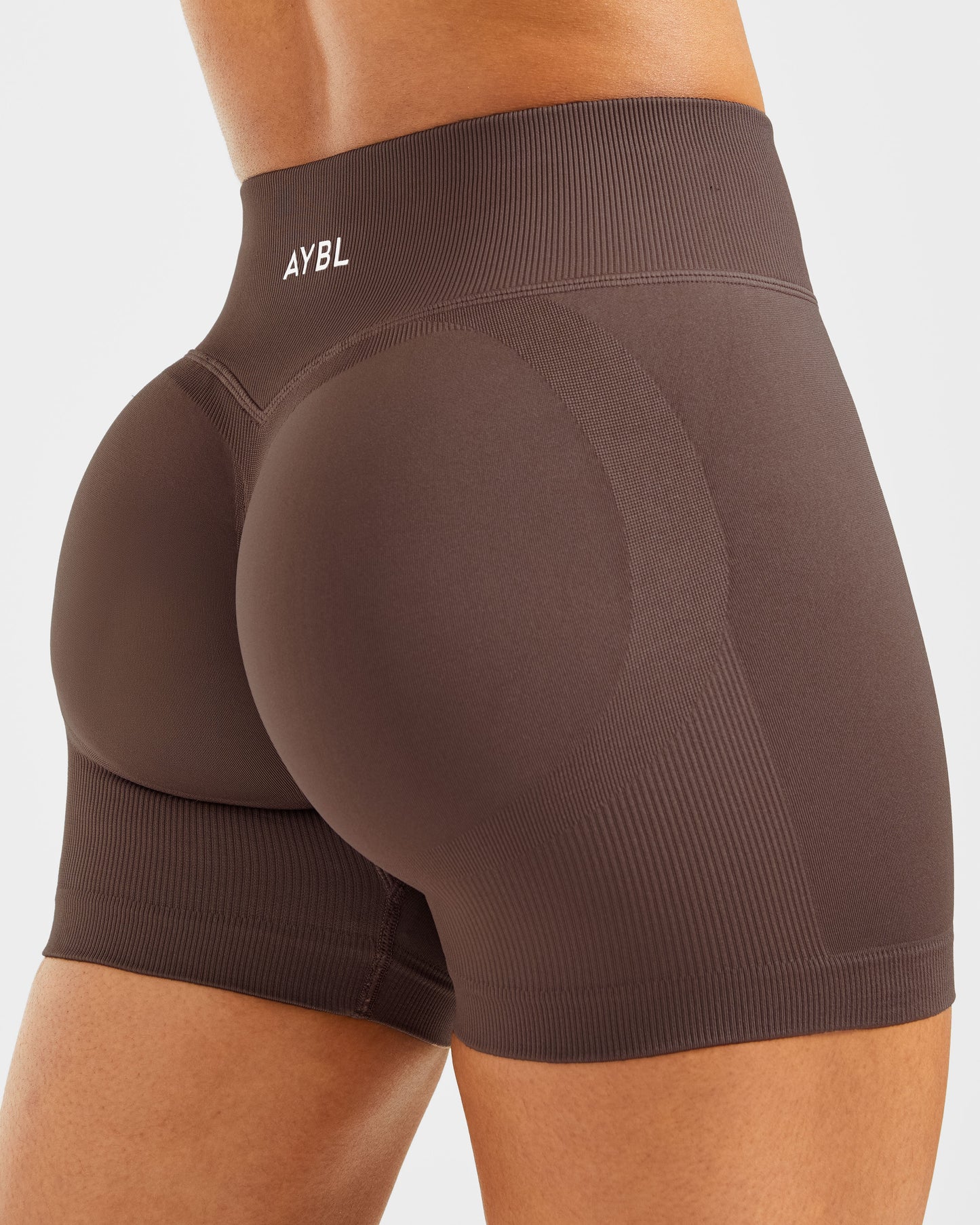 Shorts Adaptables Sin Costuras - Café
