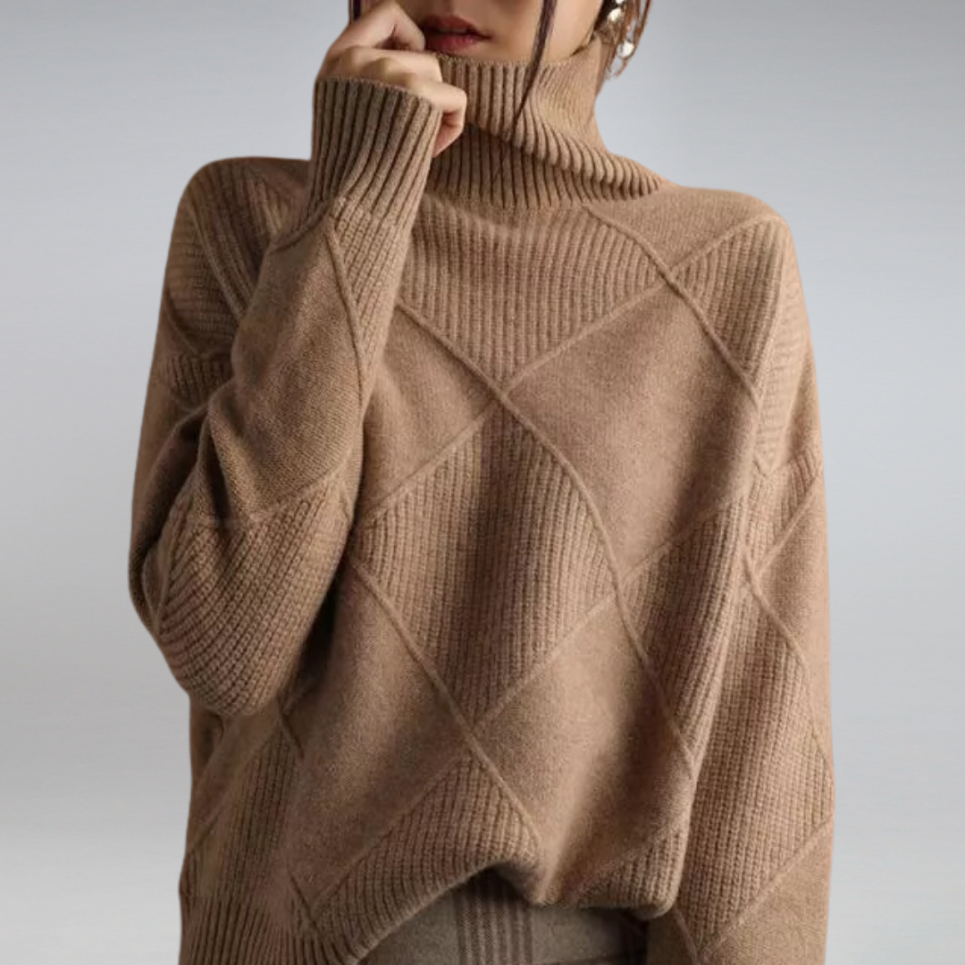 Sienna™ Suéter de Cuello Tortuga Suave