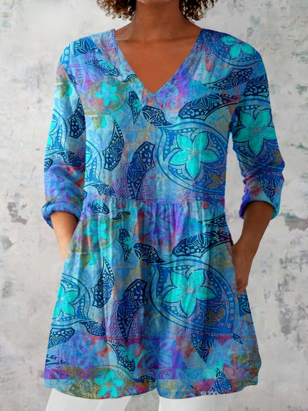 Juliette | Blusa Larga con Cuello en V