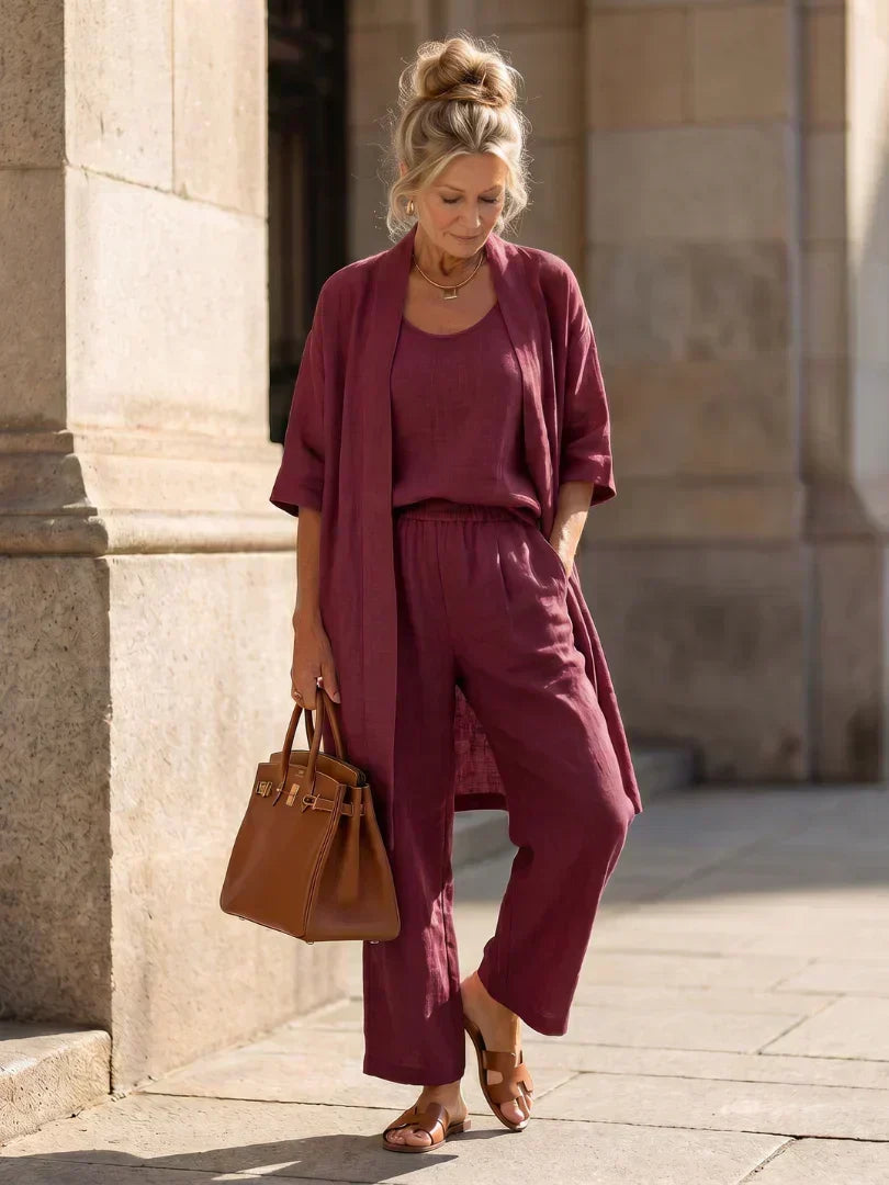 Lorrin™ Conjunto Elegante de 3 Piezas