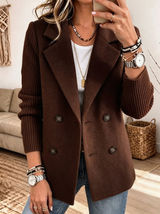 Blazer elegante Carla color café
