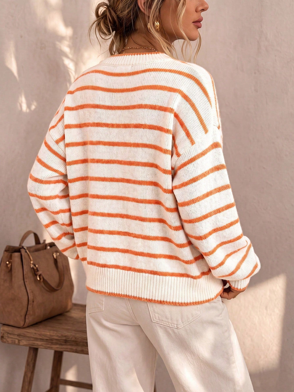 Mabel | Cárdigan Tejido de Rayas