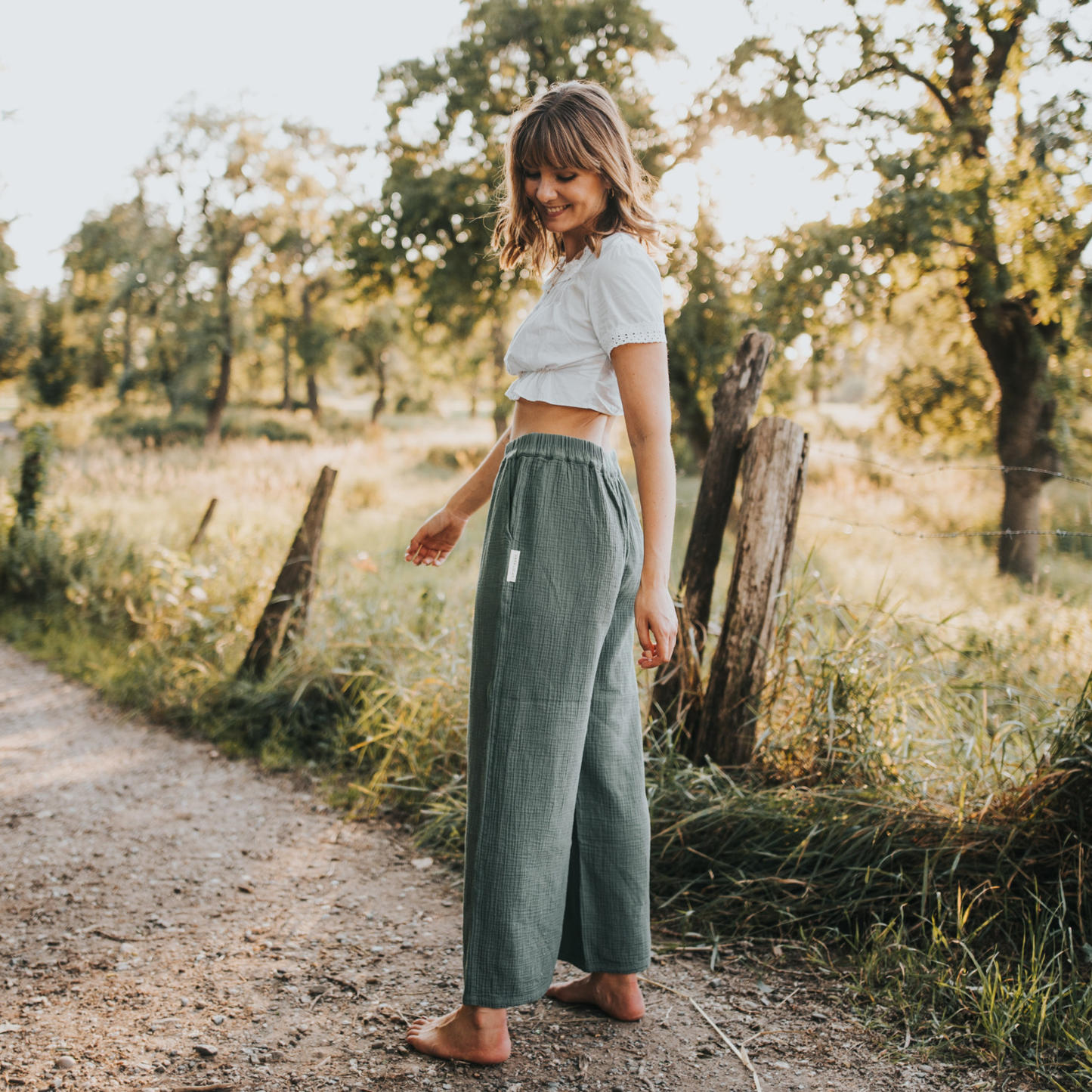 Pantalón de muselina Leja
