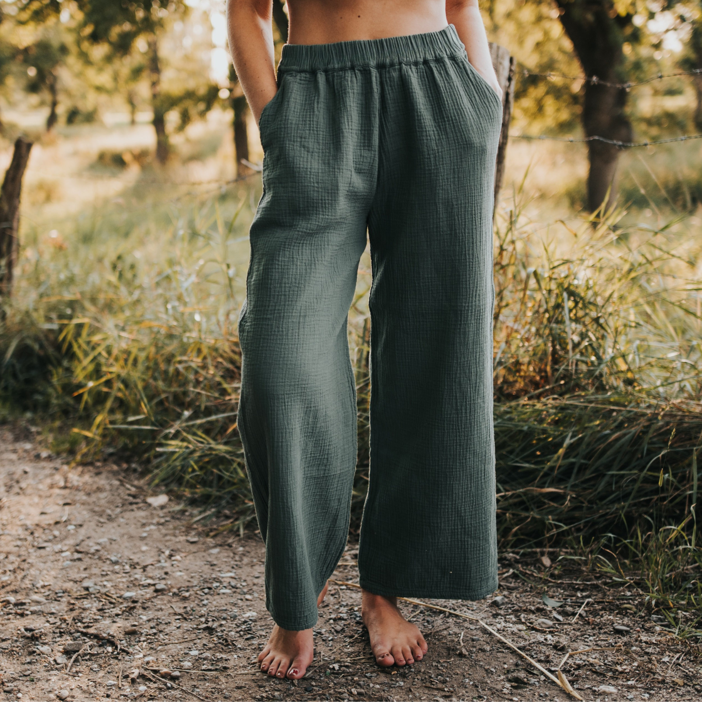 Pantalón de muselina Leja