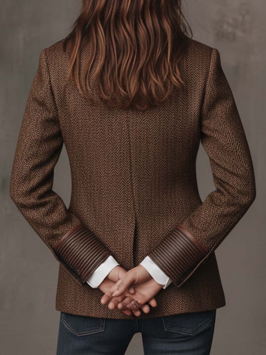 Gisèle | Blazer con Detalles en Zigzag