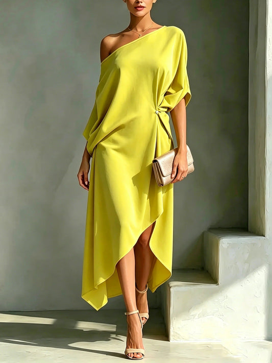 Clara | Vestido asimétrico elegante