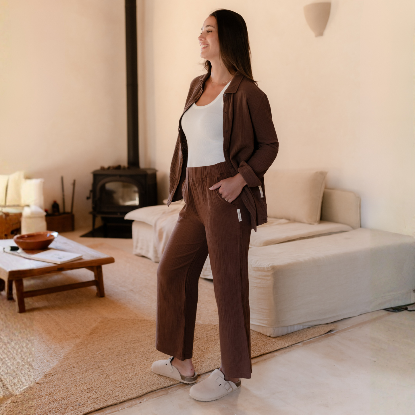 Blusa de muselina Fenja
