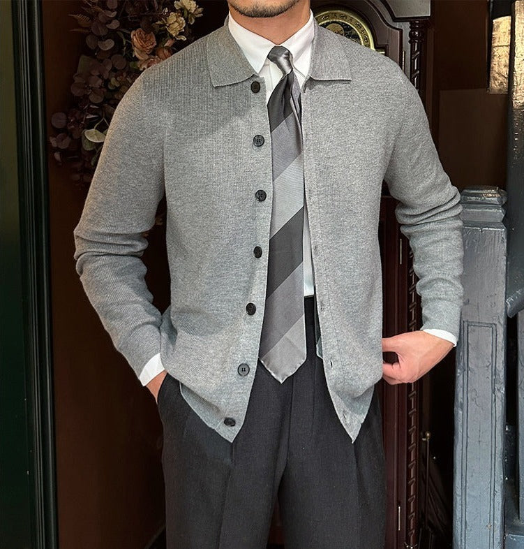 Cárdigan "Southwell" con Cuello y Botones