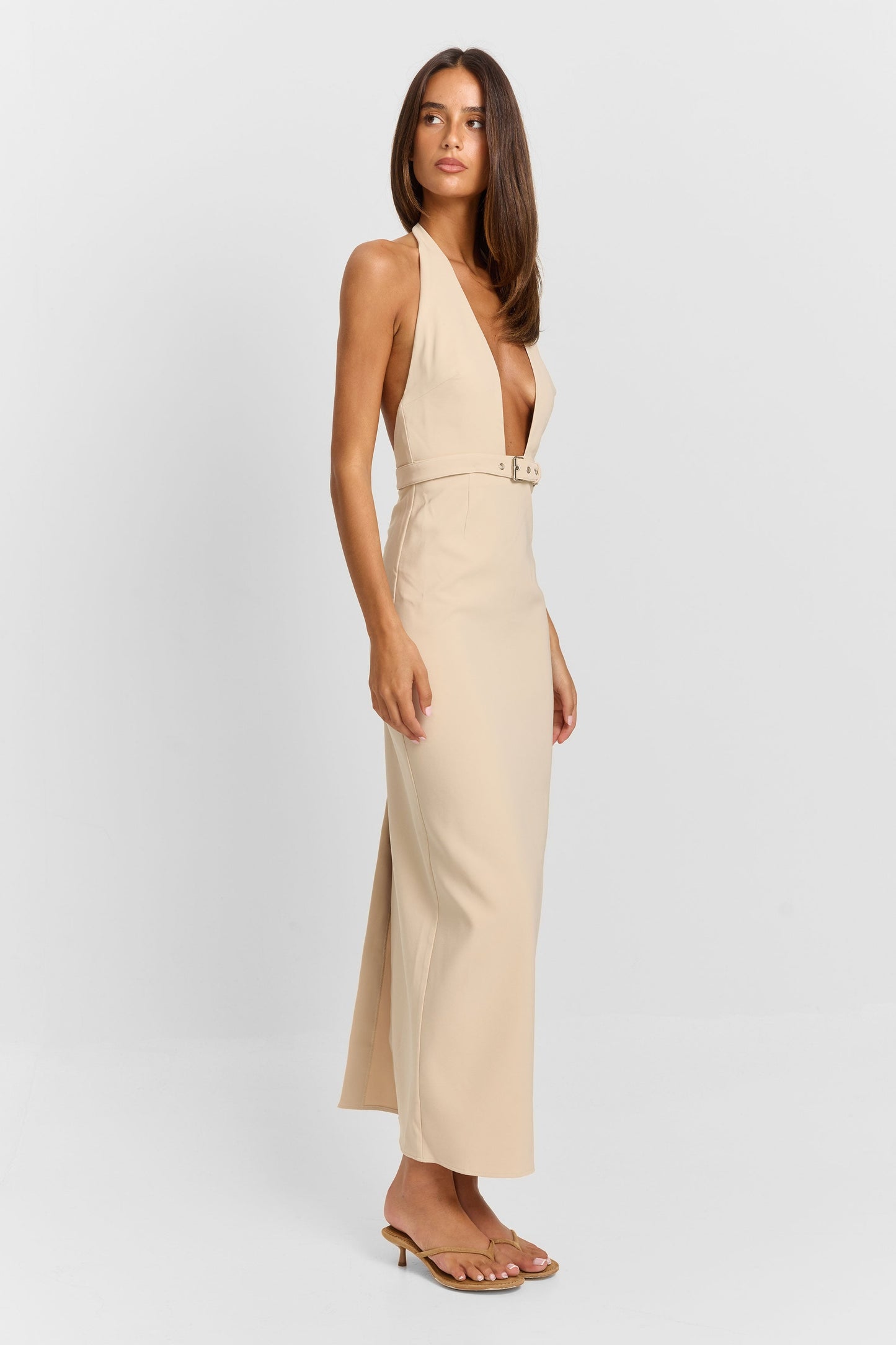 Vestido Largo Wynonna Natural