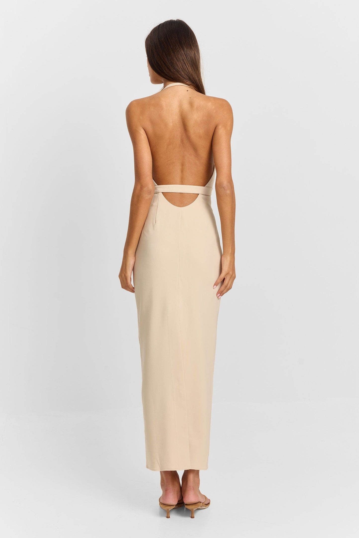 Vestido Largo Wynonna Natural