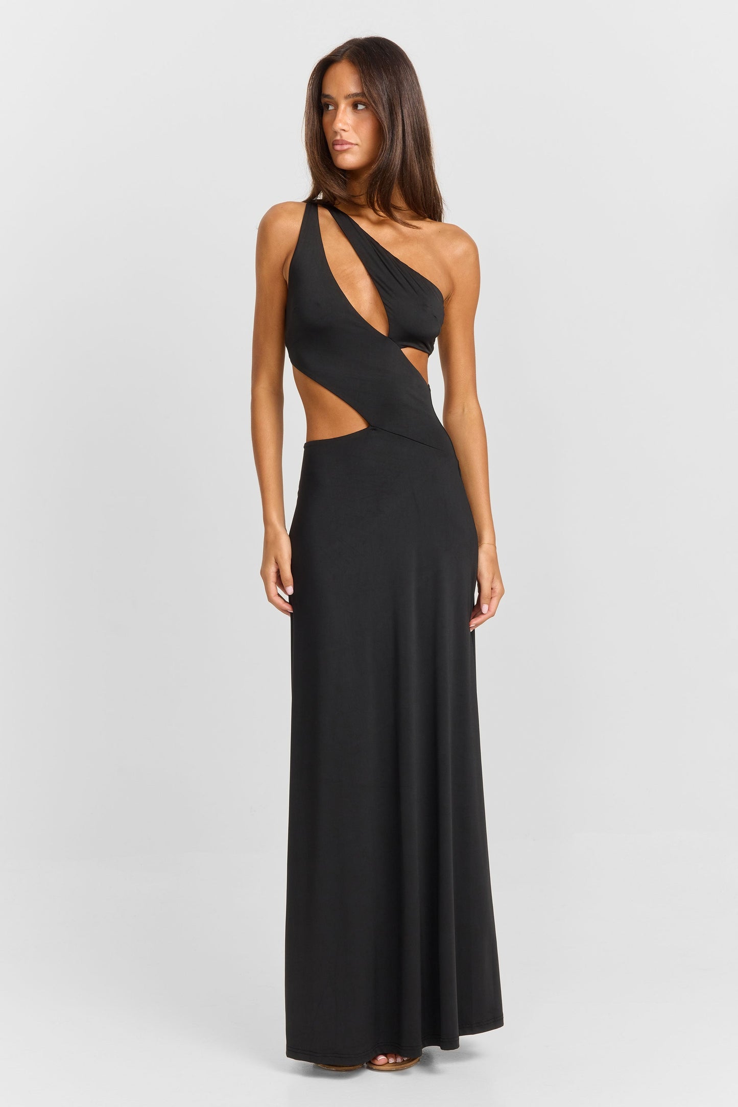 Vestido Largo Selene Negro