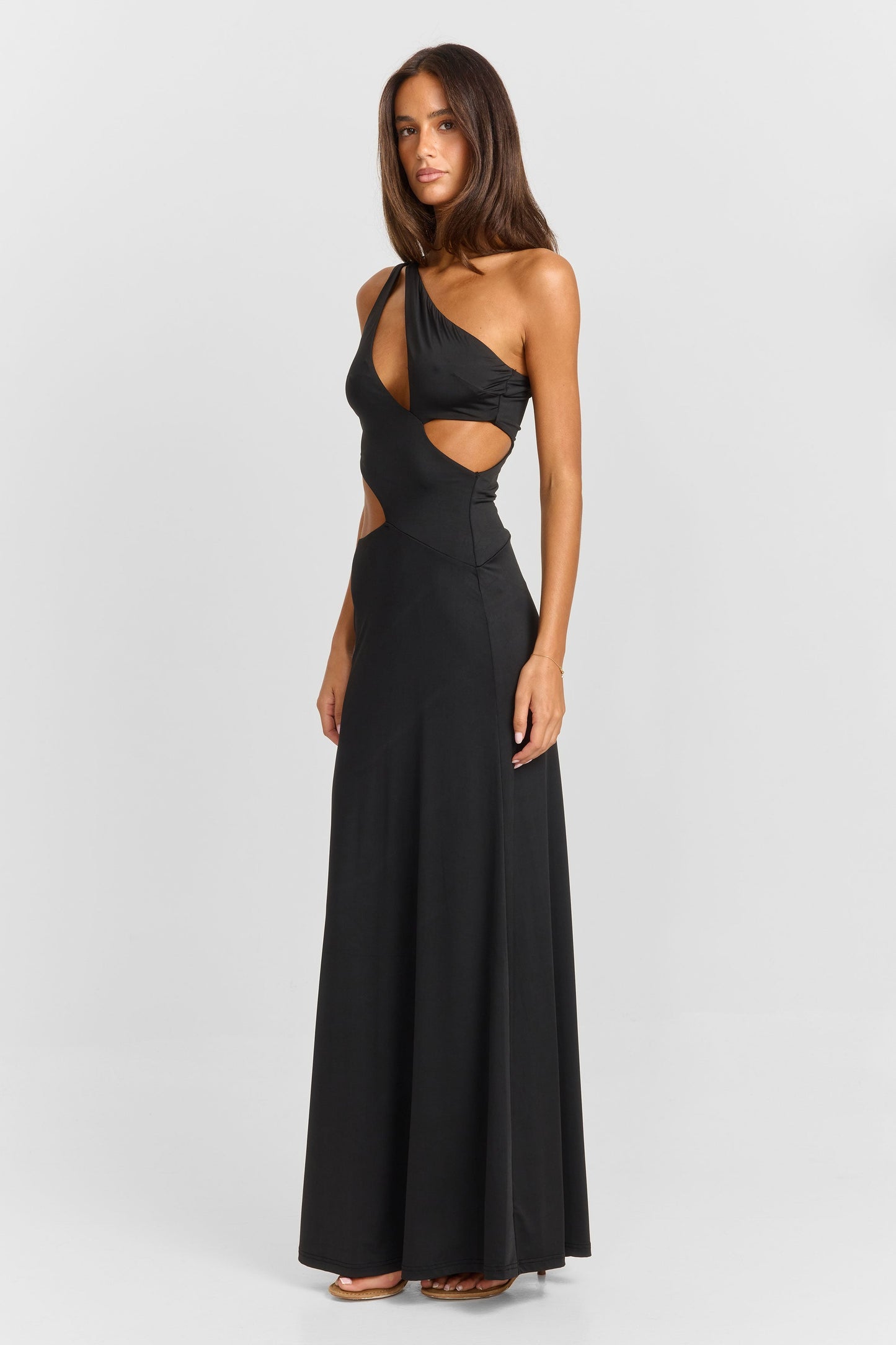 Vestido Largo Selene Negro