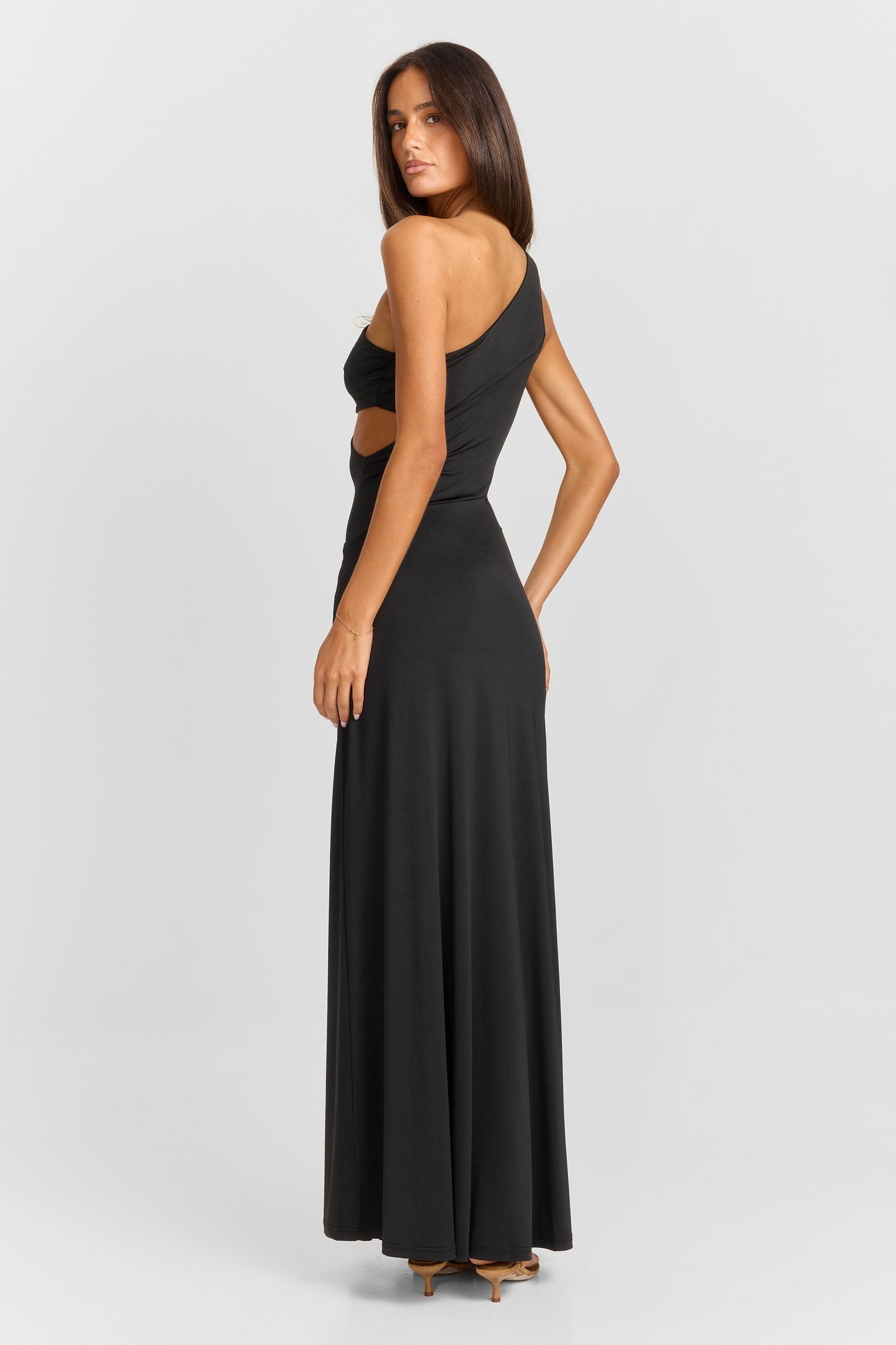 Vestido Largo Selene Negro