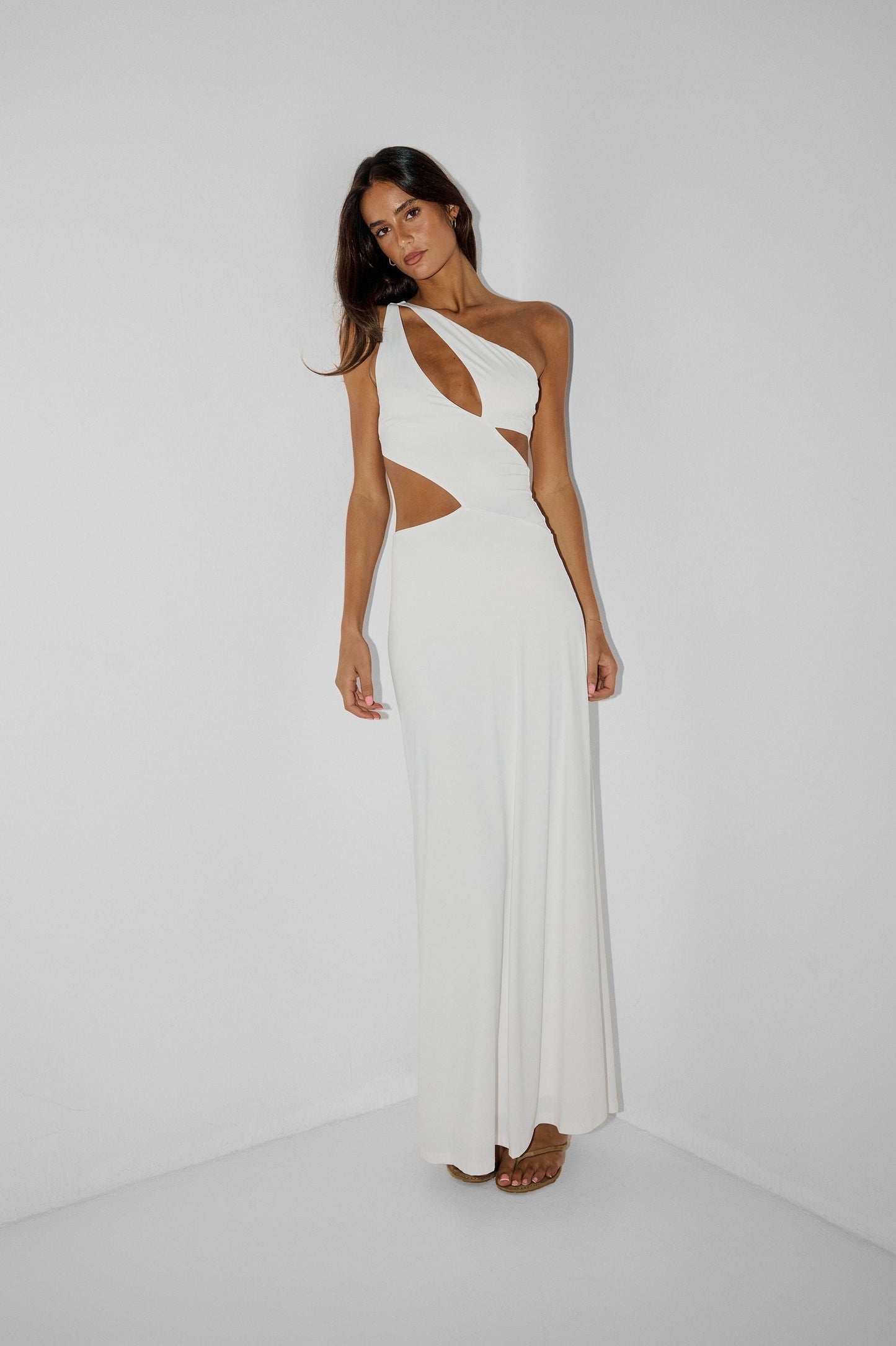 Vestido Largo Selene Blanco