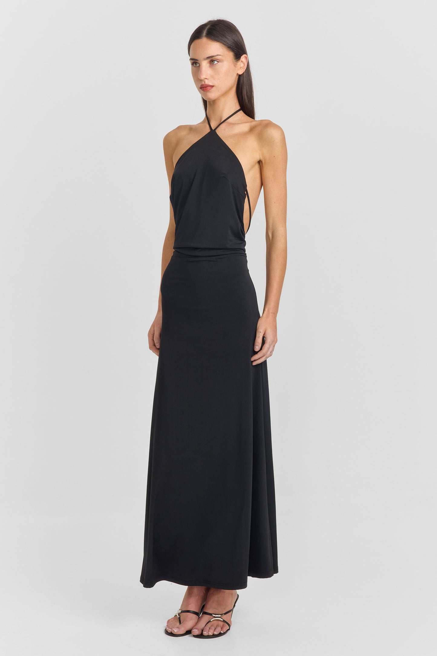 Vestido Largo Giselle Negro