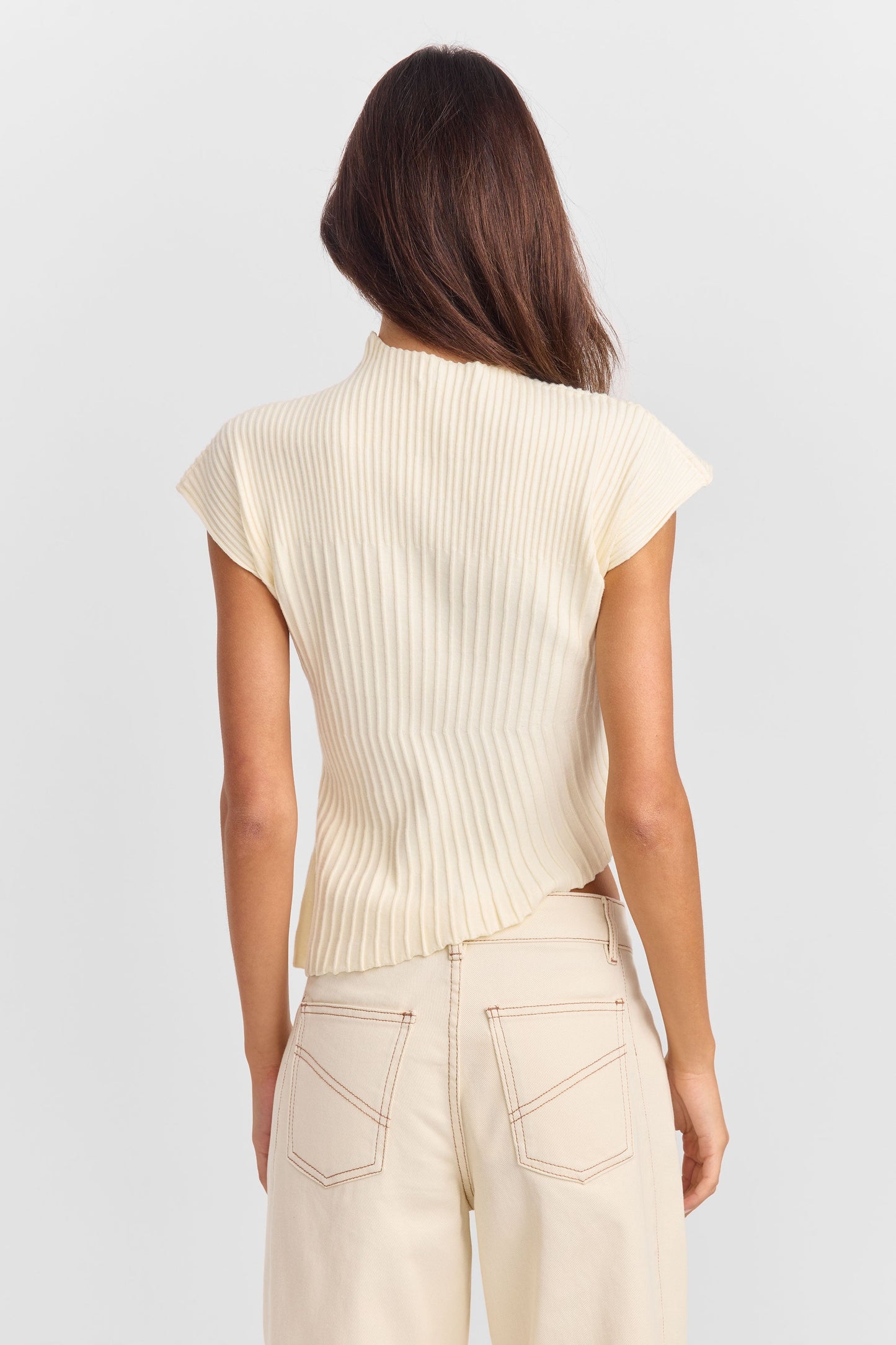 Blusa Tejida June Blanca