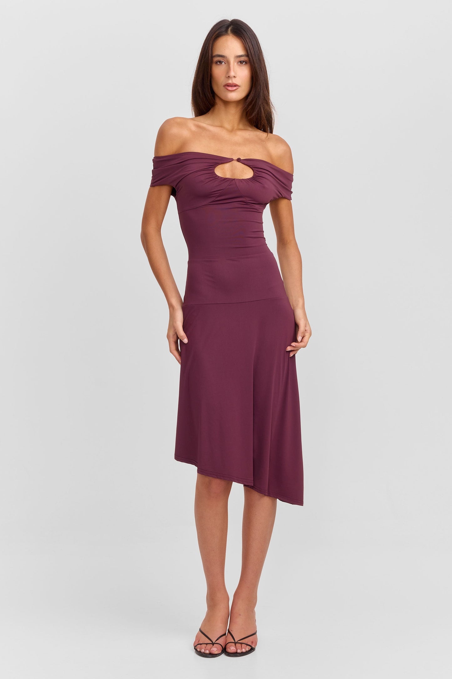 Vestido Midi Holly Vino