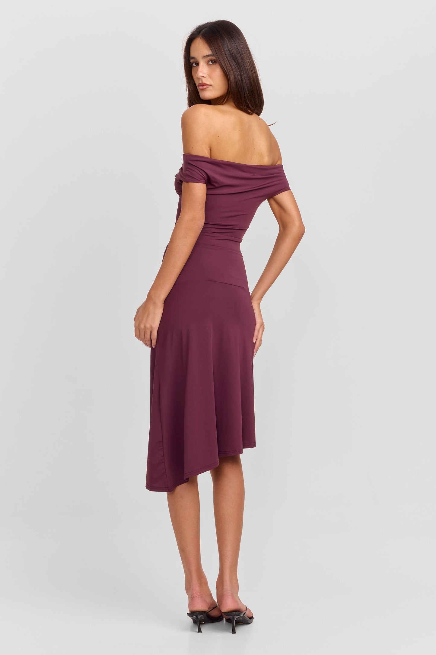 Vestido Midi Holly Vino
