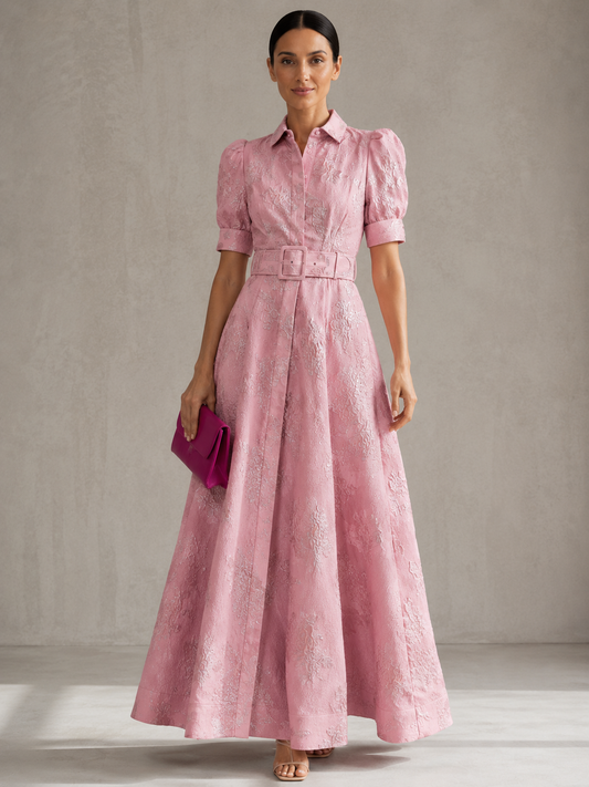 Aria | Short Dress with Balloon Sleeves