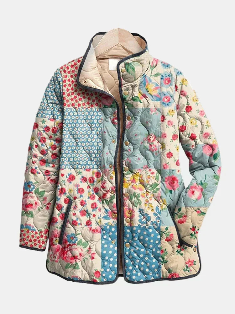 LIORA | Encantadora Chaqueta Acolchada Floral