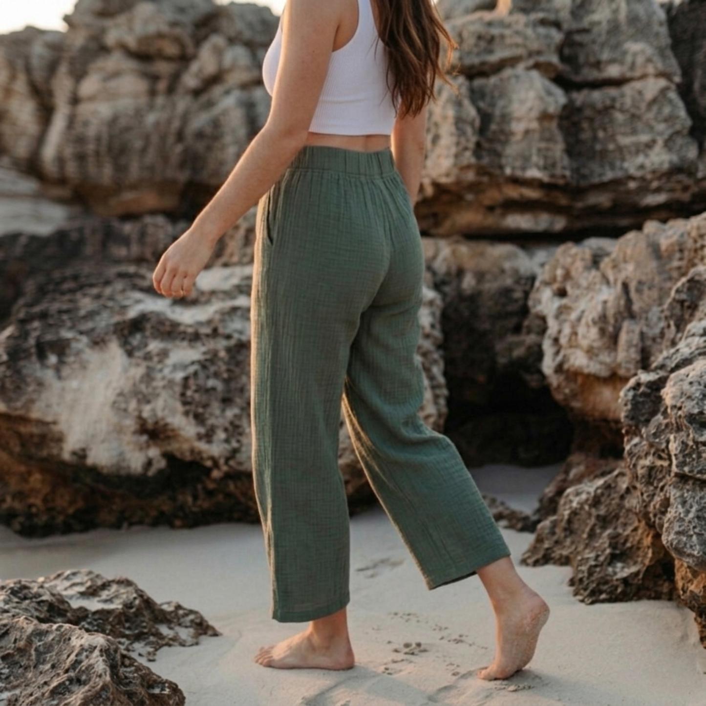 Pantalón de muselina Leja