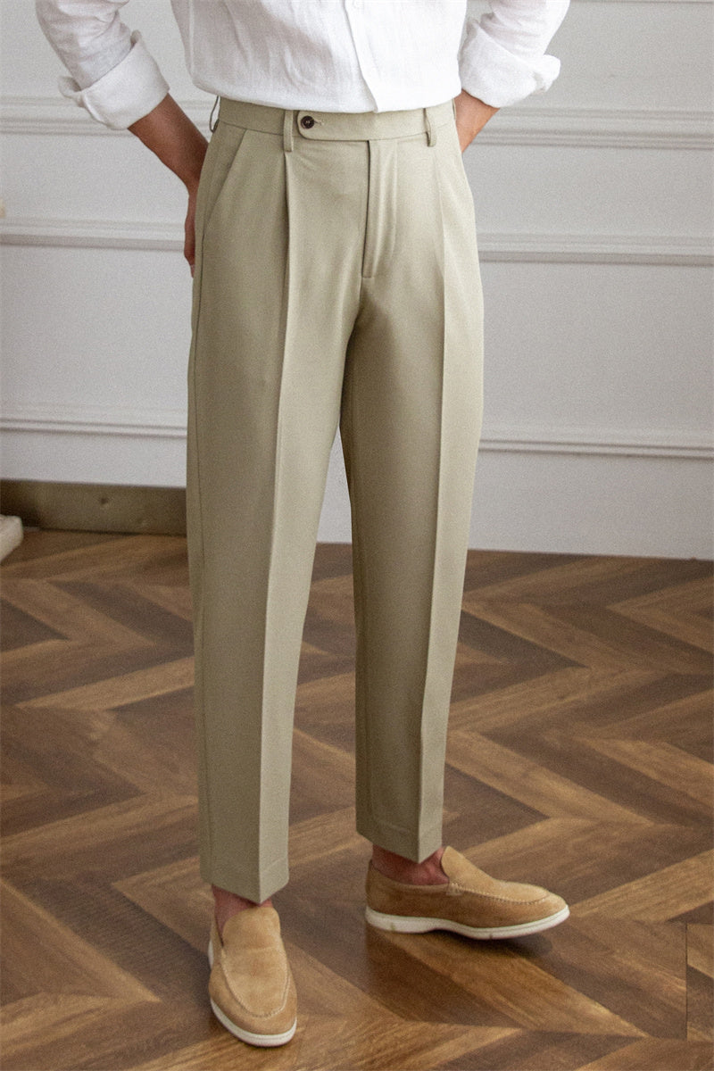 Pantalón "Senequier" con Pliegue Sencillo