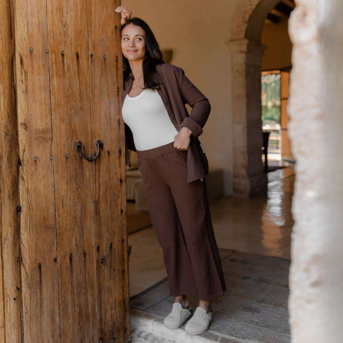 Blusa de muselina Fenja