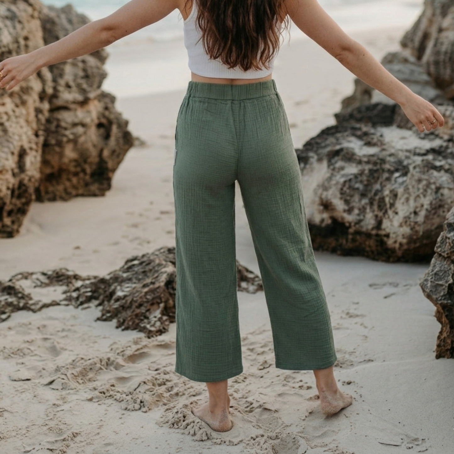 Pantalón de muselina Leja