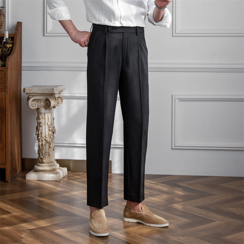 Pantalón "Senequier" con Pliegue Sencillo