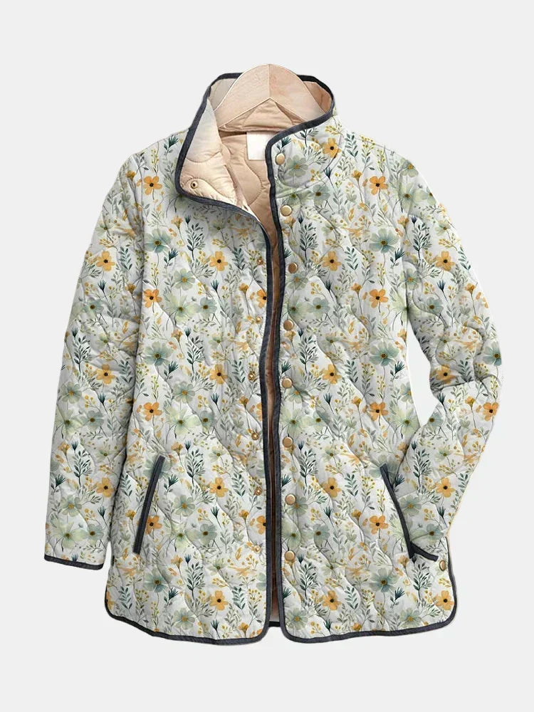 NOLA | Chaqueta Acolchada con Encantador Estampado Floral