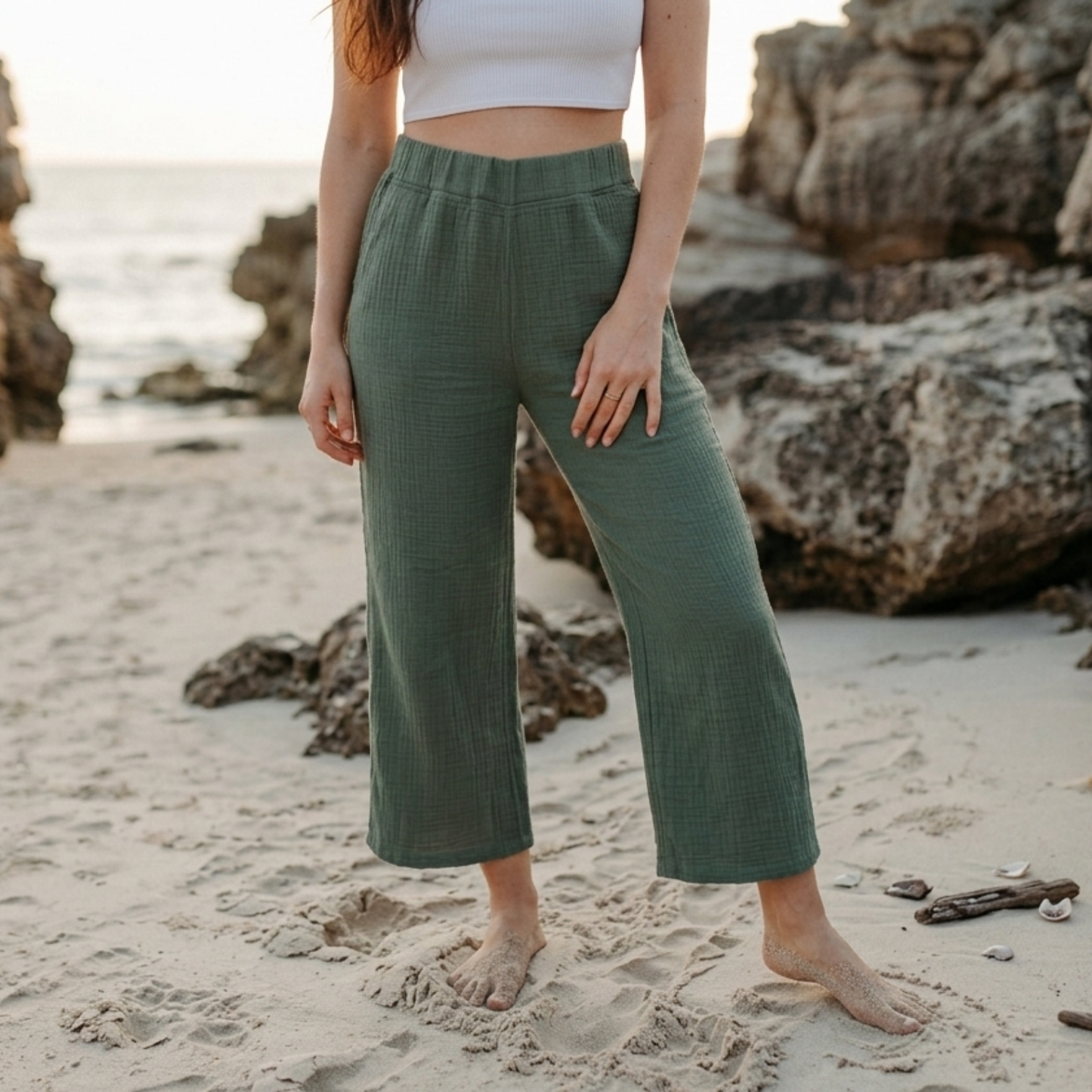 Pantalón de muselina Leja