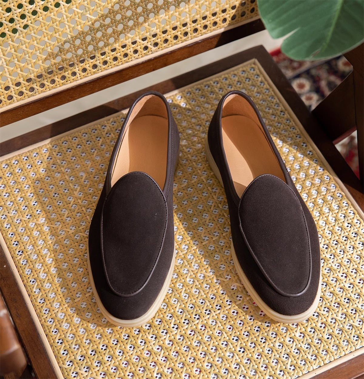 Mocasín Belga "Du Cap" de Gamuza