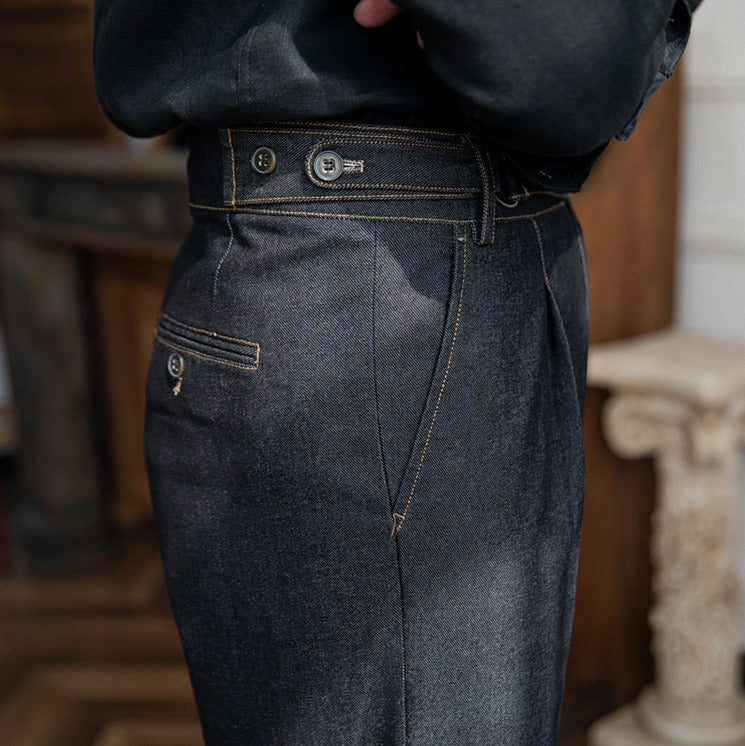 Pantalón de Mezclilla "Portovenere", Corte Recto