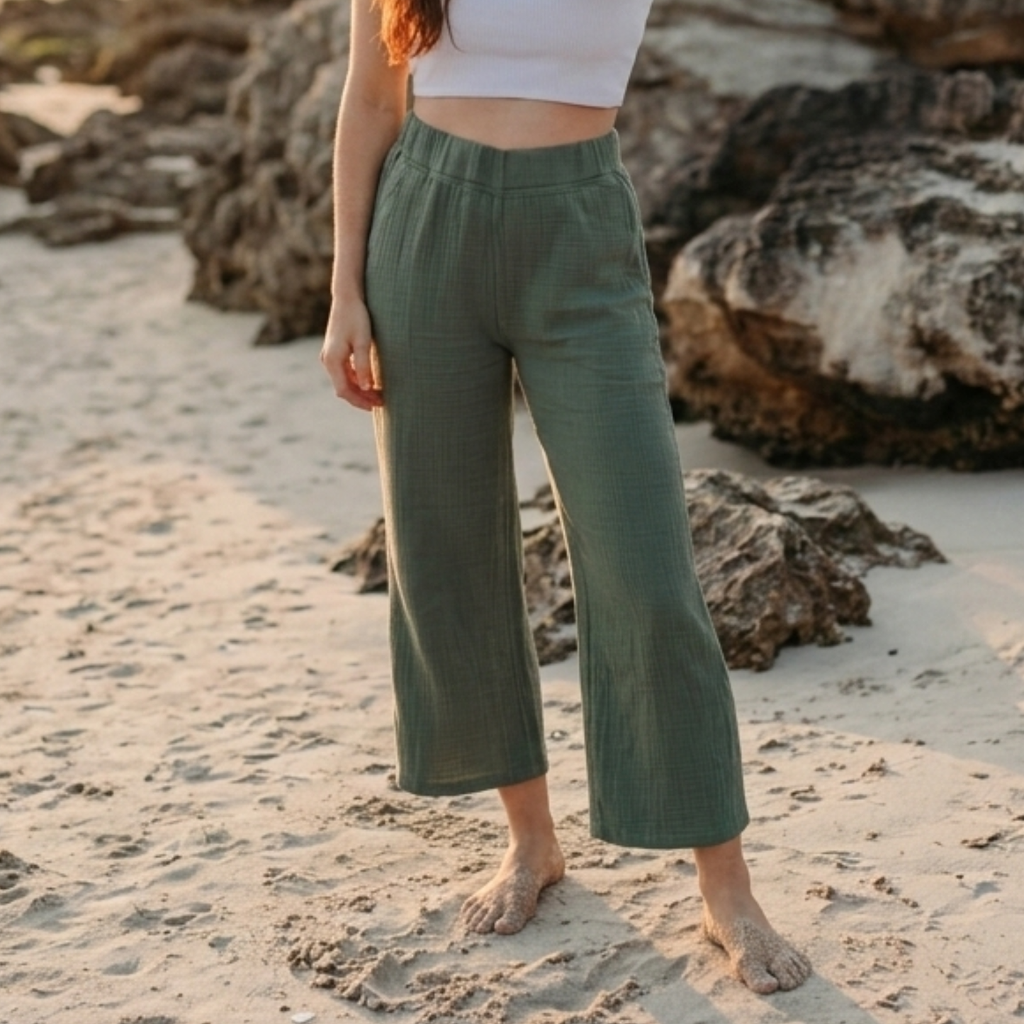 Pantalón de muselina Leja