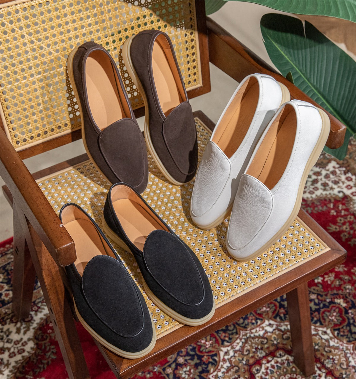 Mocasín Belga "Du Cap" de Gamuza