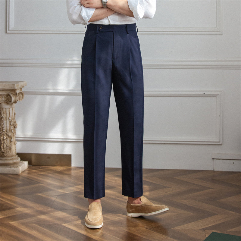 Pantalón "Senequier" con Pliegue Sencillo