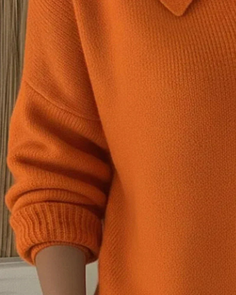 Vega | Chamarra de Punto con Cuello Camisero