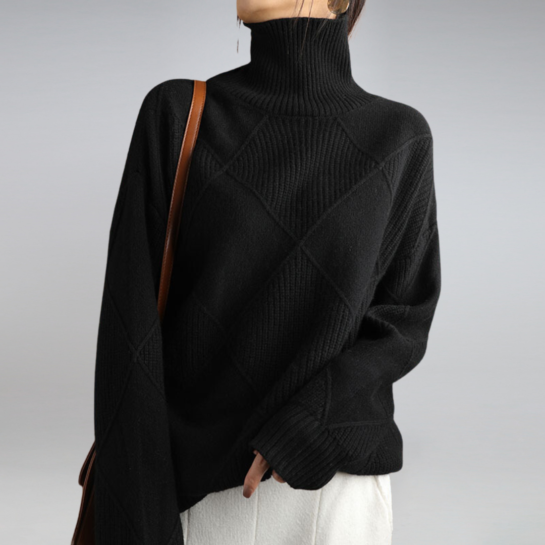 Sienna™ Suéter de Cuello Tortuga Suave