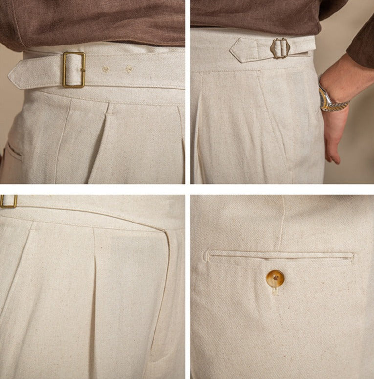 Pantalón Gurkha con Pliegue, Edición Limitada