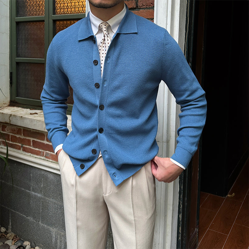 Cárdigan "Southwell" con Cuello y Botones