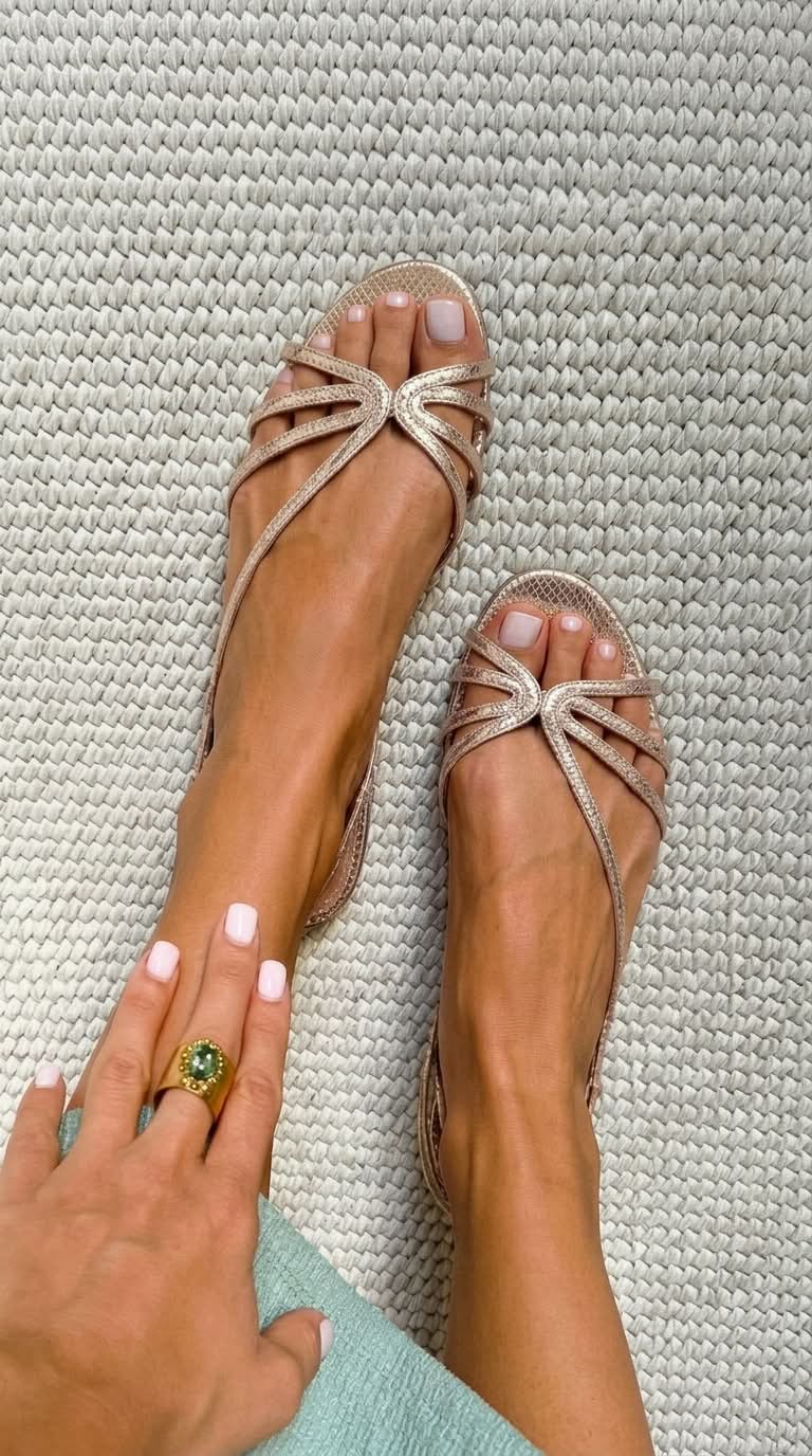 Sandalias Elegantes Luminosas