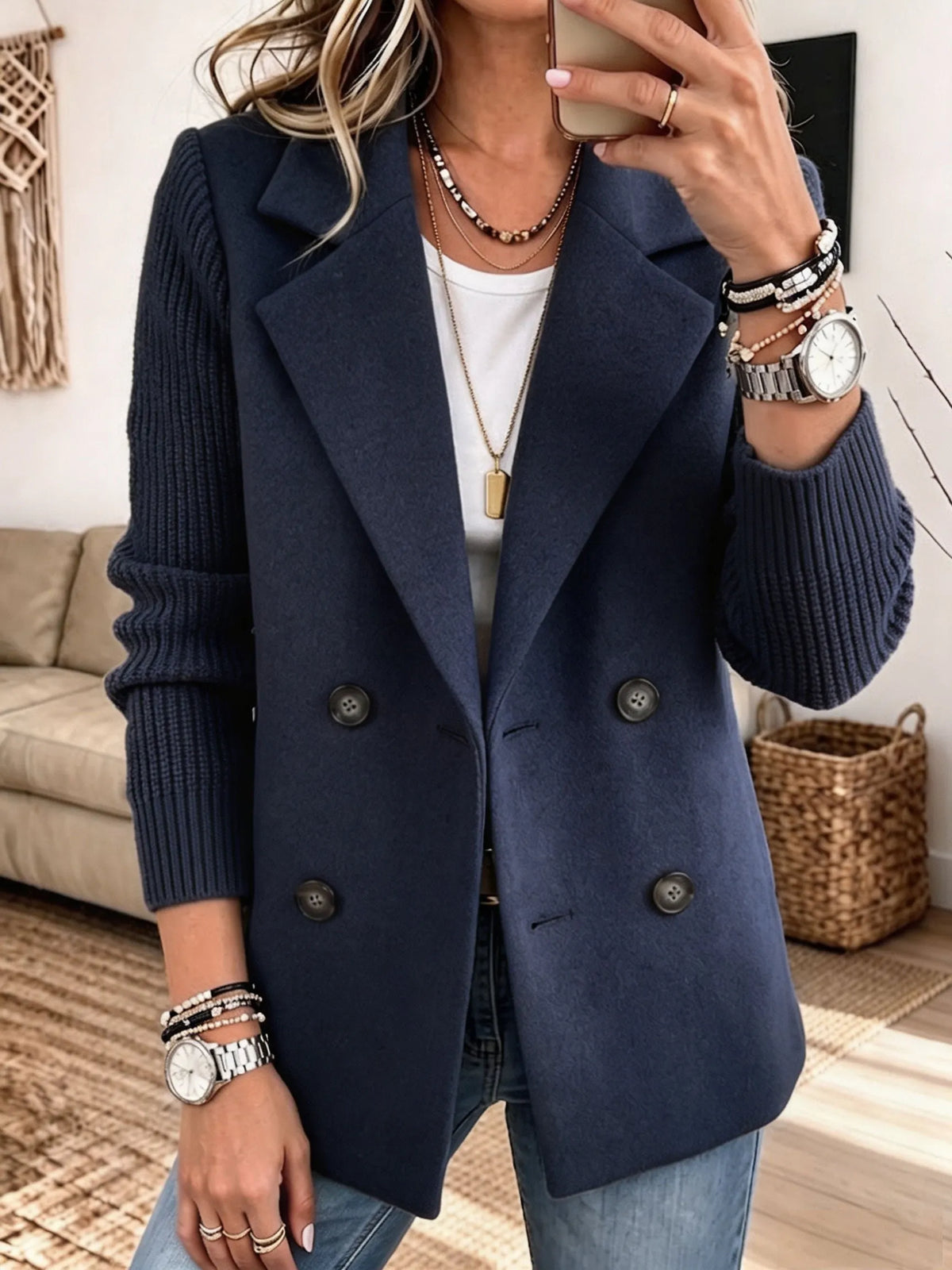 Blazer elegante Carla color azul