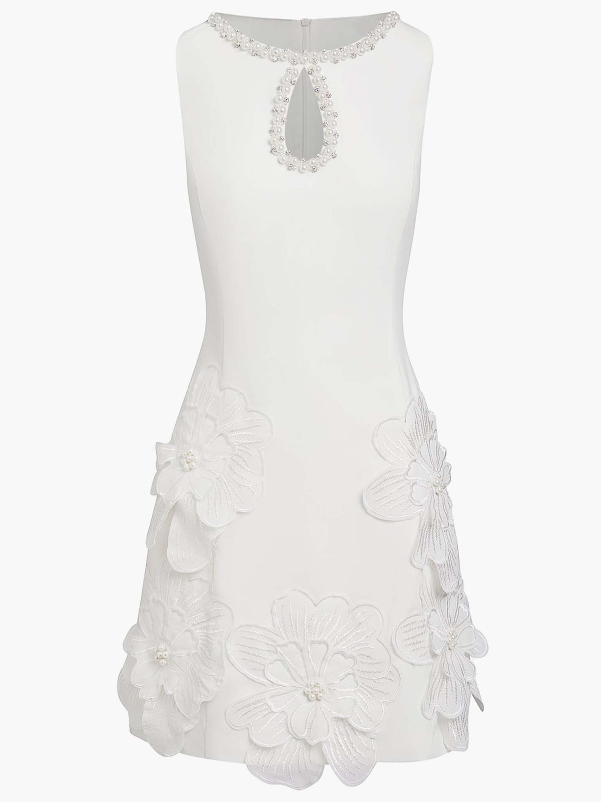 Elettra | Vestido Corto de Mujer sin Mangas con Cut-Outs