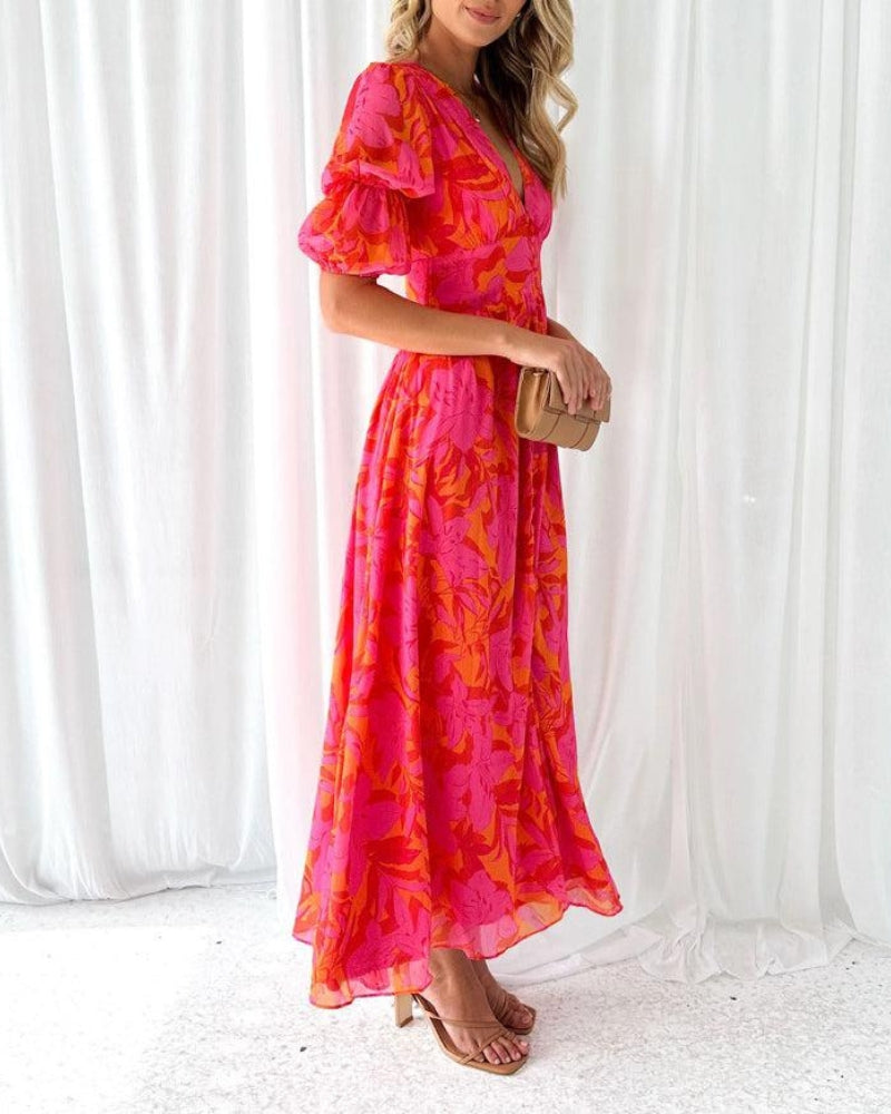 Amara | Vestido Largo Resplandor de Sol
